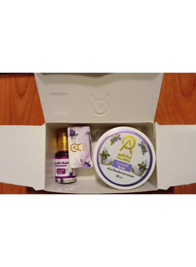 مجموعة مسك طهارة سيرم من 3 قطع عناية شخصية كاملة انتعاش أصلي برائحة العروسة - Image 2